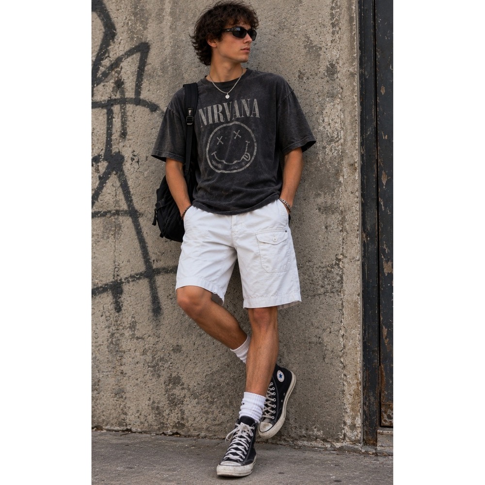 Marc Ecko Cut & Sew 72nd Div Cargo Short Mens 33 Utility Streetwear grunge